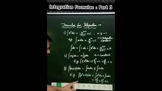 Integration Formulae : Part 3