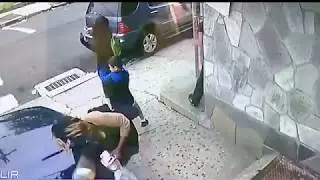 Woman jumps in front of car to save boy