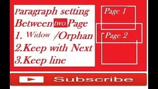 what is window and orphan control Ms word tutorial for beginner in Hindi urdu