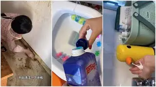 Satisfying ASMR Cleaning Tiktok China Compilation by New Gadgets😍