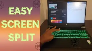 How To Split Laptop Screen With Shortcut Keys | How to split laptop screen into two 2025