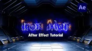 Title Animation With Saber Effect | After Effects Tutorial