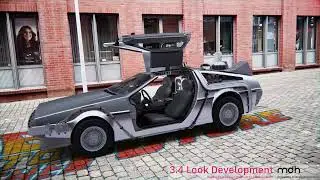 DFD1022 4.3 Look Development – 3D-Tracking with After Effects and Blender – DeLorean by Chris Kuhn