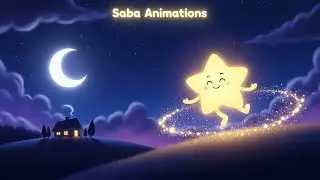Little Stars Above So High 🌟 | Magical Bedtime Lullaby for Kids / Twinkle-Style Star kids song