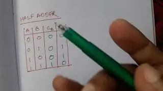 HALF ADDER || ADDER || BOOLEAN LOGIC CLASS 11 ISC( PART 1)