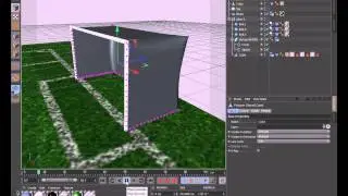 Tutorial - how to make the soccer net dynamic collision simulation on C4D (Cinema 4D) R14