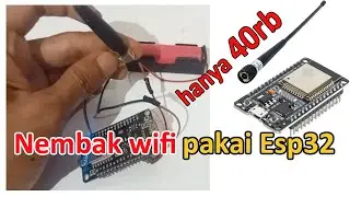 membuat repeater untuk nembak wifi menggunakan ESP 8266 Atau Esp32 serta menambahkan antena costume