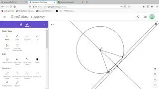 Compelling argument (not proof) that a tangent to a circle is always perpendicular to the radius.