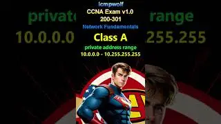 Cisco CCNA: Class A Private range? - #icmpwolf #ciscoccna #ciscoexam
