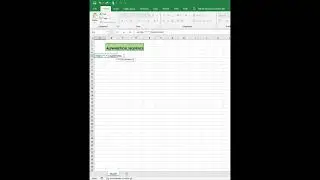 Alphabet Sequence In Excel #exceltips