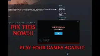 (FIX!!) Anti cheat launch error