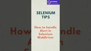 How to handle alert in selenium 