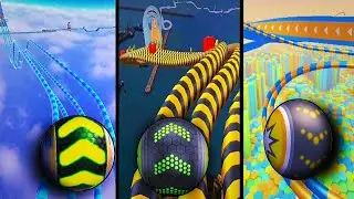 Which Obstacle Map is the Hardest ? Going Balls vs Space Rolling Balls Race vs Action Balls