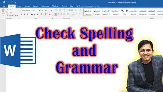 Check Spelling and Grammar  (Ms Word Tutorial No - 20 )