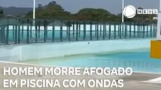 Homem morre afogado em piscina com ondas artificiais em Garopaba (SC)