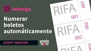 Automatically number tickets in InDesign