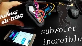 Aukey sk-m30 \\ Los mejores bajos en un altavoz compacto \\