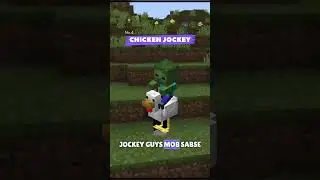 MINECRAFT BUT 4 RAREST NATURALLY MOBS SPWAN #minecraftshorts