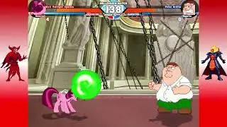 MUGEN 1.1 -  Evil Twilight Sparkle vs Peter Griffin