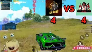 YASIR GAMING VS NOOBOSS GAMING | 4 VS 4 | PUBG MOBILE | BD STREAMER |