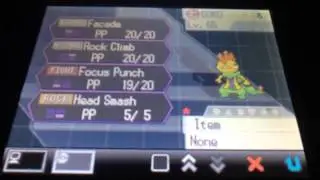 (ISHC ) #1 Shiny Scrafty after 2000 encounters in route 18, pokemon white 2