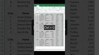 Shortcut to Add Borders in Excel 🔥🔥| 