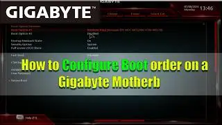 How to Configure Boot order on a Gigabyte Motherboard