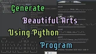 Generate Beautiful Arts using Python Program | Python Program to generate Beautiful Arts in Hindi