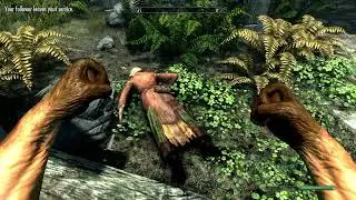 My Skyrim Khajiit did this...