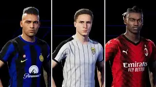 eFootball 2024 Seire A WINTER TRANSFER FACES