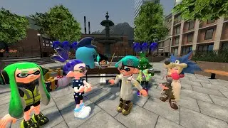 (AureliusTaylorVA Birthday Collab) Surprise party [Splatoon X Ninjala Gmod]