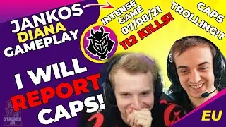 G2 Jankos Talks -  I Will Report CAPS! 🤪 I Am Pretty Trustworthy! 🤫 Me And Caps Sometimes INTING!