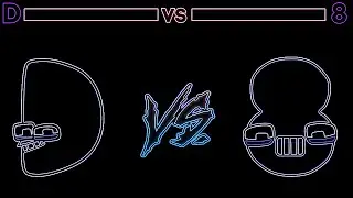 DEEEE vs EIGHT  (Alphabet Lore VS Numbers Lore) Vocoded To Gangsta's Paradise