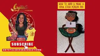 How to make a Diva Stick Person Pin