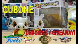 FUNKO POP! CUBONE - Unboxing + Giveaways