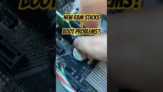 PC Not Booting After Inserting 2 New Additional Ram Sticks FIX! 
