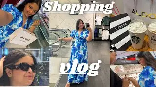 Birthday shopping vlog | Bought my first ALDO | DLF MALL | day out with sister | kylie cosmetics🛍️