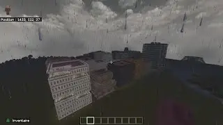 Minecraft / city ​​under construction ( TrueRealism HD Texture Pack )