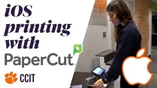 How to Print from an iOS Device at Clemson