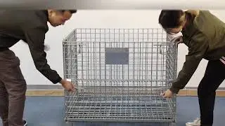 What is a heavy duty wire mesh container?