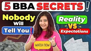 💥5 Things You Should Know About BBA 🤫Secrets Nobody Will Tell You! #BBA #BBACourse #BBAColleges