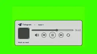 Telegram Radio Visualizer Green Screen | Green Tech Video'z