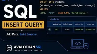 SQL INSERT Query Tutorial | How to Insert Data into SQL Table | SQL for Beginners