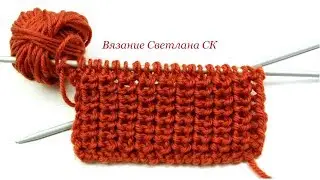 115 Узоры спицами полуанглийская резинка / Светлана СК