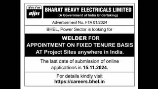 A government of India Undertaking 🇮🇳 Company Job
