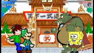 MUGEN Request [1563]: Super Better Luigi & Daniel vs. King K. Rool & SpongeBob
