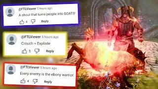 I made your DUMB Skyrim Mod Ideas.