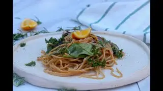 Vegan Mushroom Alfredo Pasta