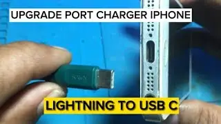 cara mengganti konektor lightning iPhone ke USB c