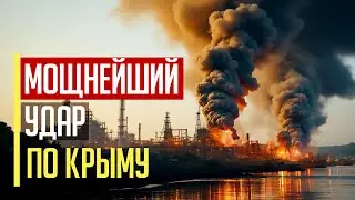 Срочно! Все в огне! ШОКИРУЮЩИЕ ПОСЛЕДСТВИЯ атаки на аэродромы и нефтебазу Крыма